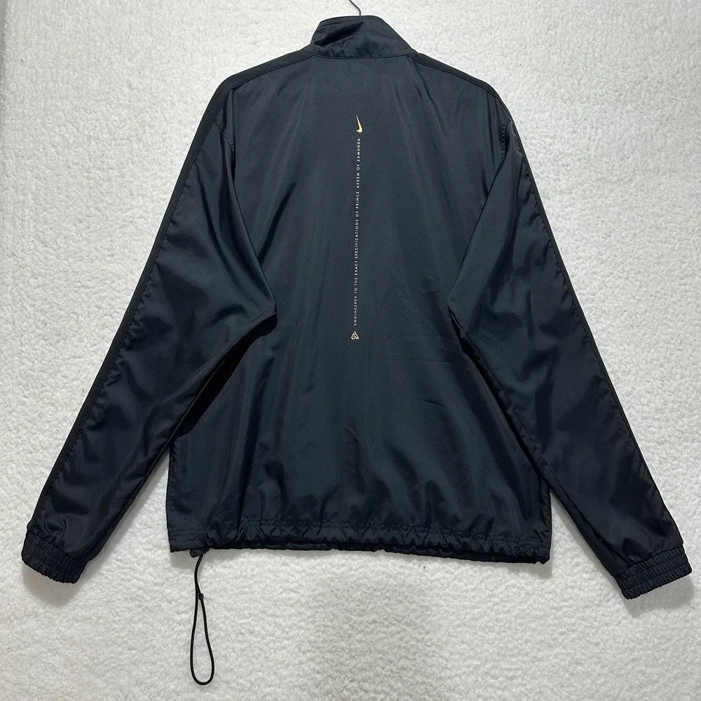 Nike Giannis Coming To America Track Jacket Black‎ Metallic Gold Size M